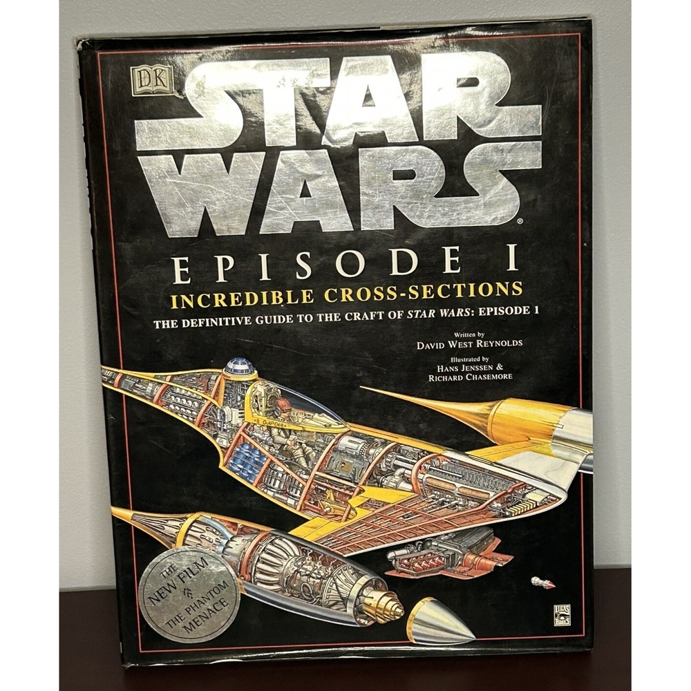 Star Wars Episode I Incredible Cross-Sections DK Hardcover 1st Edition 1999 Book